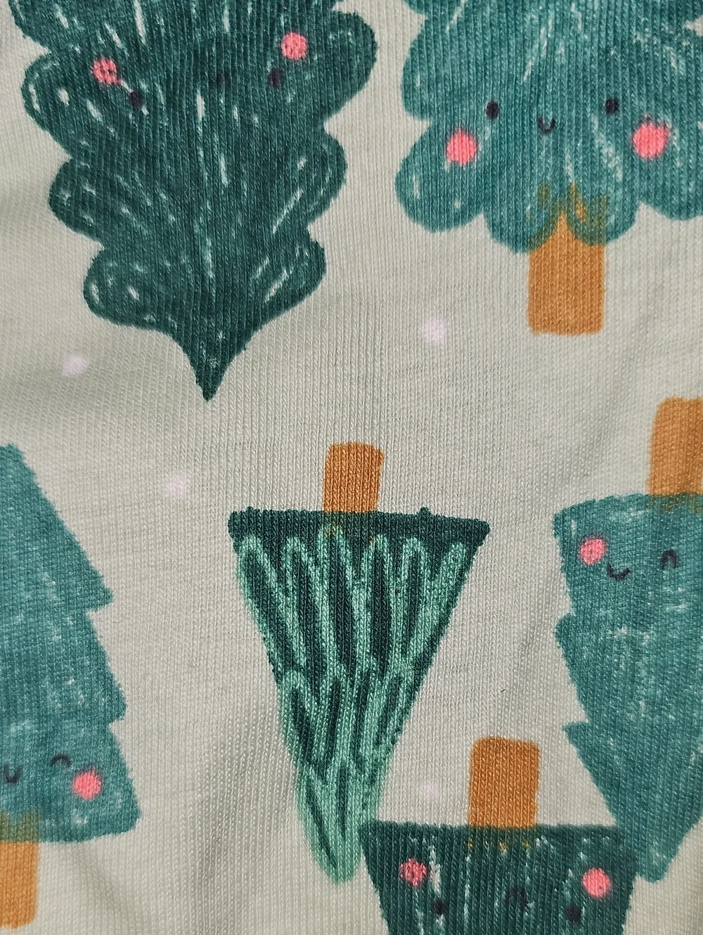 Old Navy Green Christmas Trees Long-Sleeve Bodysuit for Baby 0-3 Months New